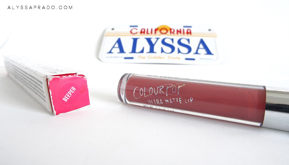 Batons Líquidos Colourpop Ultra Matte Lips na cor Beeper