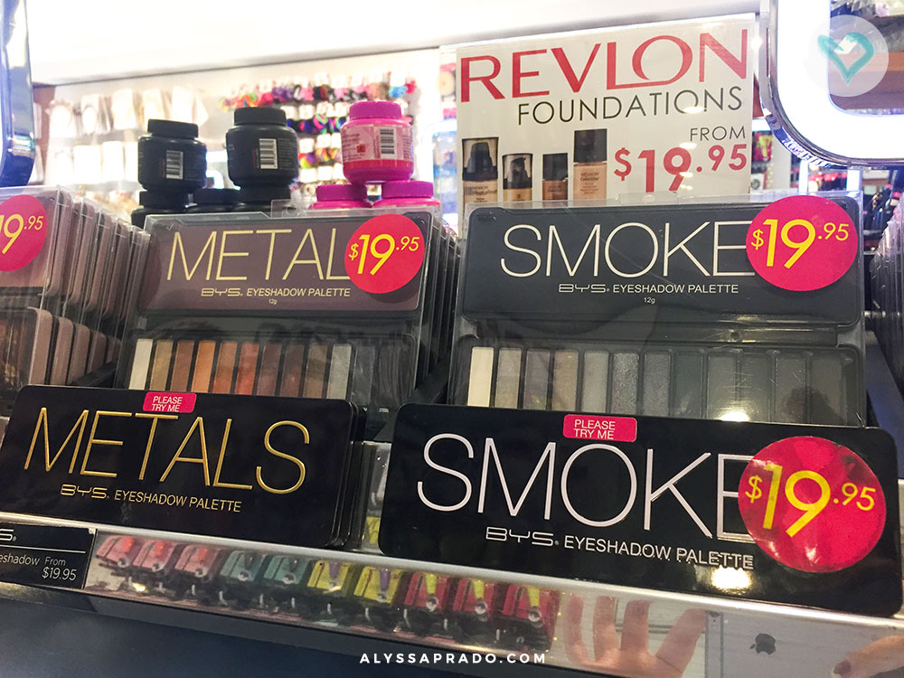 Essas são as paletas de sombra da BYS, marca australiana vendida na loja Gloss. Confira essa e outras 5 lojas para comprar maquiagem na Austrália nesse post!