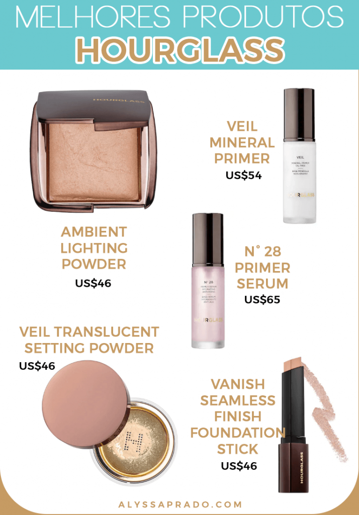 Descubra os melhores produtos da Hourglass e de outras marcas de maquiagem dos Estados Unidos nesse post!