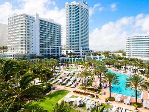 Onde se hospedar em Miami - Fontainebleau em Mid Beach é uma opção para quem busca luxo e sossego!