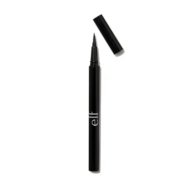 Elf's eyeliner pen dries quickly, doesn't smudge and is waterproof! One of the best cheap imported cosmetics to buy on your trip!