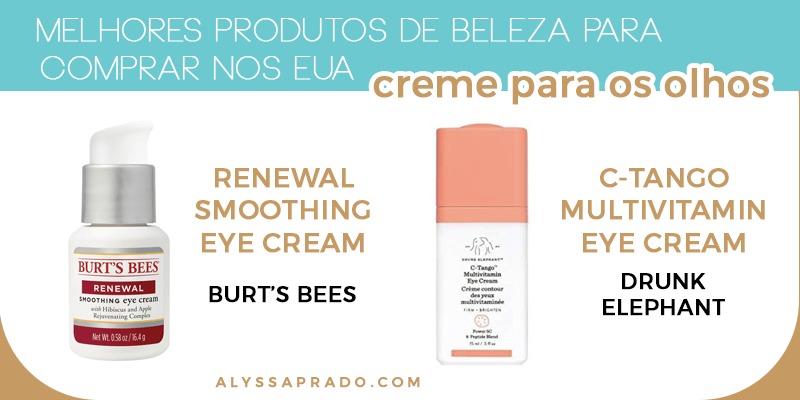 Os melhores cremes para os olhos para comprar nos Estados Unidos! Vai viajar para o país e não sabe o que comprar? Então veja esse post com uma lista dos melhores produtos de beleza para comprar nos EUA!