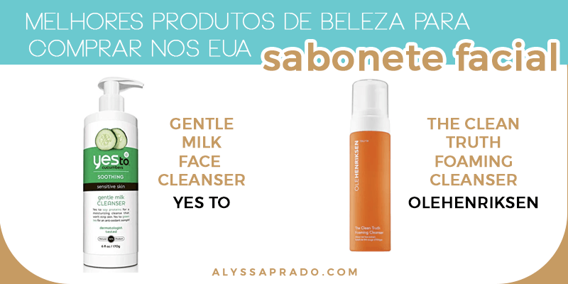 Melhores sabonetes para o rosto dos Estados Unidos! Descubra os Melhores produtos de beleza para comprar nos EUA nesse post! Sabonetes, esfoliantes, hidratantes e mais!