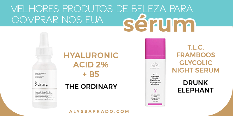 Vai viajar para os Estados Unidos e não sabe o que comprar por lá? Então confira essa lista com os melhores produtos de beleza para comprar no país! Dicas de hidratantes, séruns, tônicos, sabonetes, esfoliantes e mais!