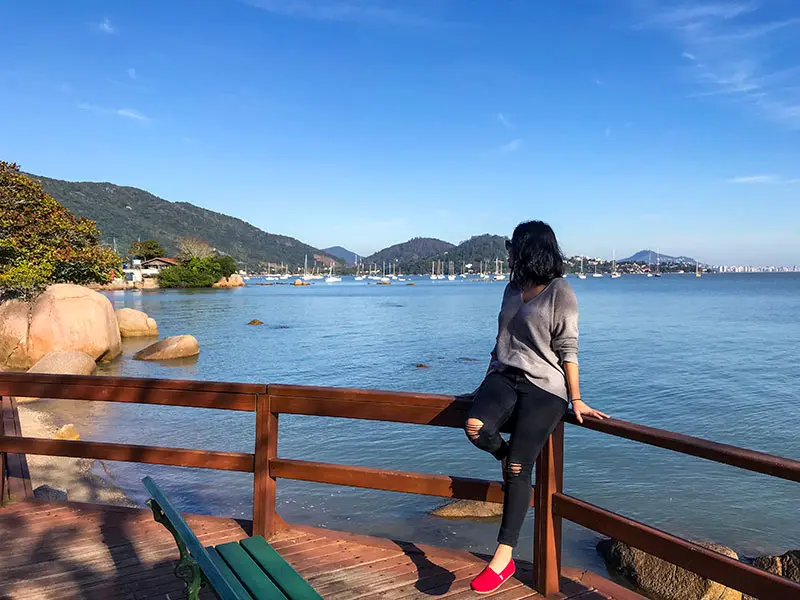 Florianópolis is one of the best places to travel alone in Brazil! Discover other cool destinations to visit on your own in this post!
