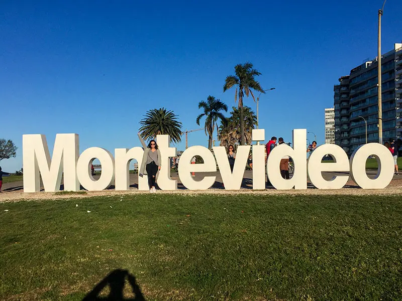 The Montevideo sign is a must-see in the Uruguayan capital! Discover what to do in Montevideo and a 3-day itinerary around the city in this post!