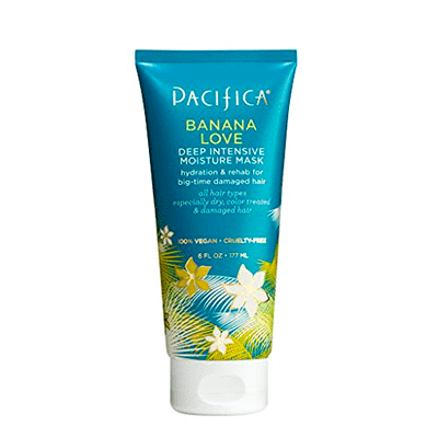 A banana hair mask? That's the Pacifica Banana Love mask, the perfect product if your hair needs an intensive mositurizing mask!