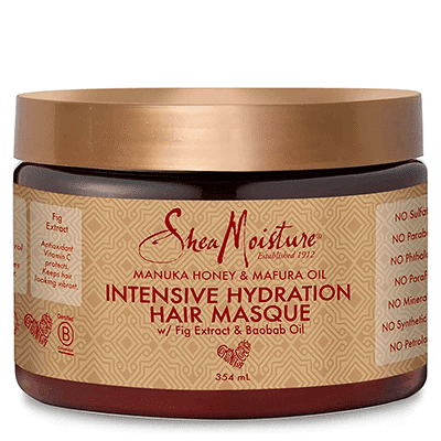 Need to moisturize your hair? Try the Intensive Hydration Hair Masque by Shea Moisture!