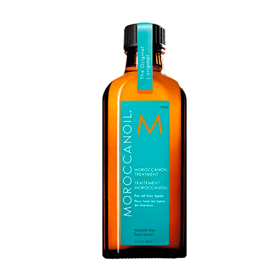 An old but gold product! Moroccanoil Oil has argan oil to make your hair healthy and shiny!
