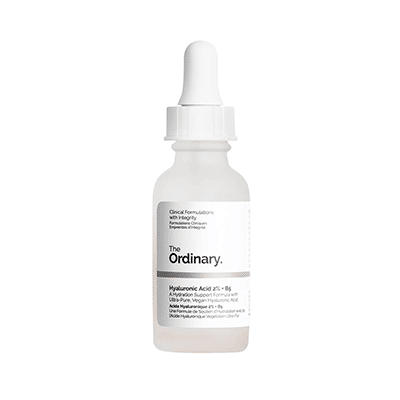The Ordinary has really affordable and effective skincare products, such as the Hyaluronic Acid + B5!
