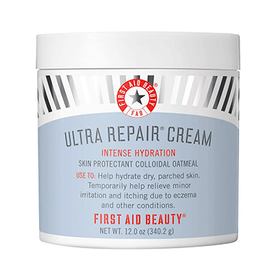 First Aid Ultra Repair Cream can be used on the face and body to help you hydrate your skin!