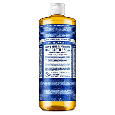 A 18-in-1 product! Dr. Bronner's soap can be used as soap, shampoo, laundry soap and much more! For sure one of the best beauty products to buy in the USA!