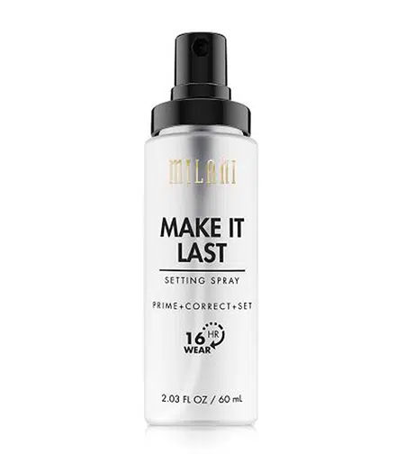 Milani's setting spray makes makeup last all night!