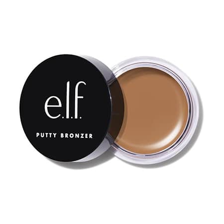 O Putty Bronzer da elf é uma das melhores maquiagens para comprar nos EUA! Você pode construir a intensidade do seu bronzeado ou contorno!