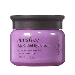 The Innisfree Jeju Orchid Eye Cream is packed with antioxidants that help to make your skin look younger and firmer.