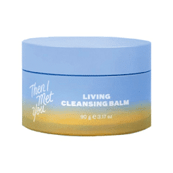 The Then I Met You Cleansing Balm has a sobert-like texture and removes waterproof makeup!