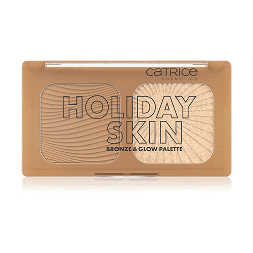 Na dúvida do que comprar nas farmácias dos Estados Unidos? Experimente a paleta Holiday Skin Bronze & Glow da Catrice para um aspecto bronzeado de praia o ano inteiro!